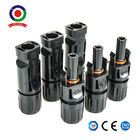 14 Awg 5 Pairs Mc4 Solar Panel Connectors In Black Color