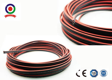 Low Eccentricity 6mm Twin Core Solar Cable , TUV Approved 2 Core Red And Black Cable