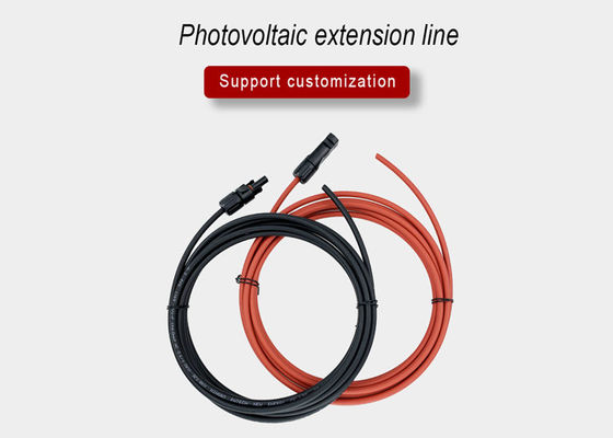 Abrasion Resistance 1000VDC 4mm2 Solar Panel Extension Cable