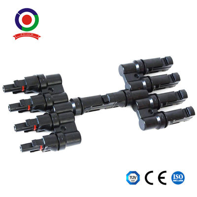 T Solar Branch Connector 1 Male To 4 Female M/4F And 1 Female To 4 Male F/4M