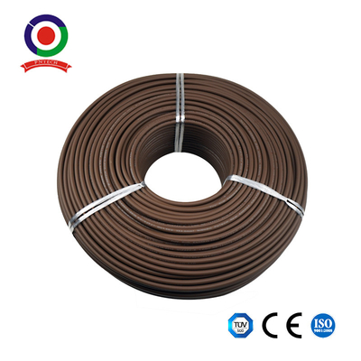 Brown Grey 4mm2 1500V Solar Dc Cable With TUV Certified
