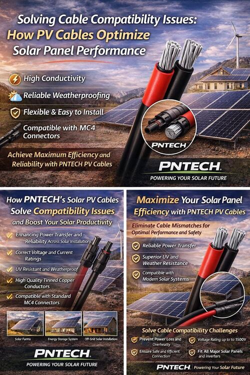 Latest company news about Solving Cable Compatibility Issues: How PV Cables Optimize Solar Panel Performance