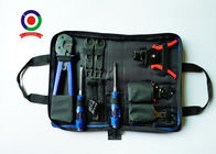 Blue Solar PV Tool Kits Carbon Steel Material With  Crimping Stripper And Cutter