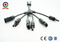 CE IP67 Solar Cable Splitter Coupler 3 in 1  T Branch Connectors Y Type