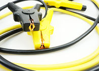 Universal Automotive Booster Cables 500A Black And Yellow Iron Clamp 6 Meter