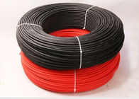 Hard Wearing Electrical Cable Wire / 4mm Pv1f Photovoltaic Cable For Power System