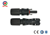 Simple Solar Power Male And Female Connectors 1500V DC Rated Voltage High Mechanical Endurance