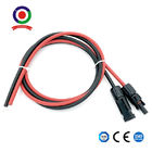 2.5 /4 /6mm2 Solar Panel Pv Cable + Connector For Solar Crimp Wire Red Or Black