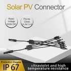 1 Pair PPO 4 Way Y Branch Connector For Solar Panel