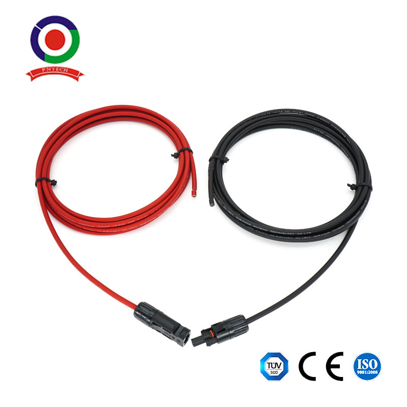 10 Gauge (10AWG) Solar Panel Extension Cable Wire with Solar Connectors