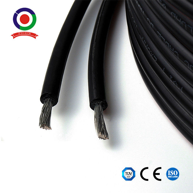 1500v Flat Twin Core Cable All Amps Red / Black Thin Wall PV Cable
