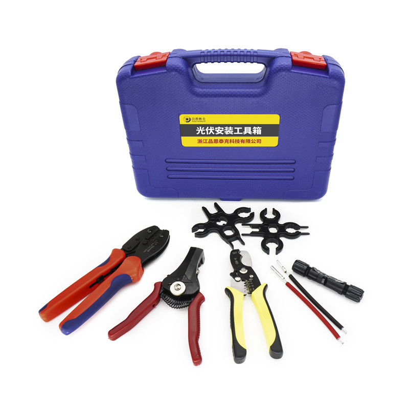 Adjusting Ratcheting Connector Crimper Pliers Wire Terminal Crimping