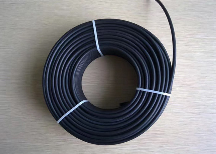 Black Color Single Core Solar Cable , Sunlight Resistant 4mm Single