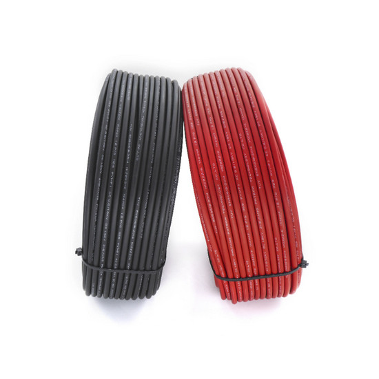 Current Rating Solar Direct Current Cable in Black/Red for Stable ...