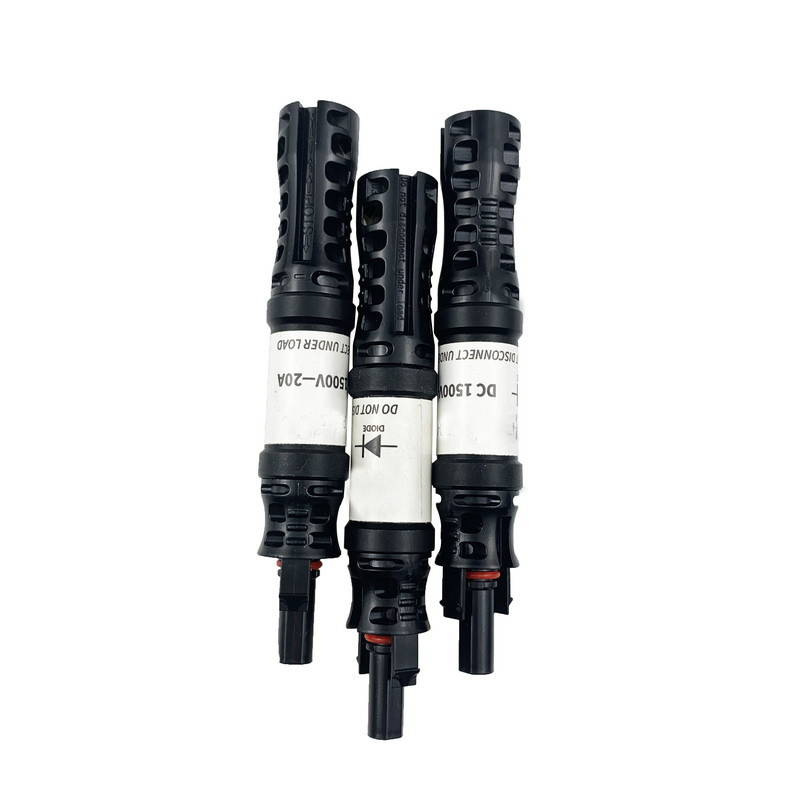 V0 Wire UL94-V0 Solar Diode Connector IP67 for 2.5-6mm² Wire
