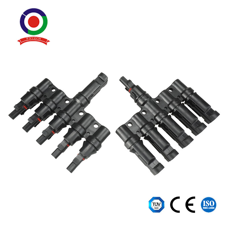 1 Male To 5 Female And 1 Female To 5 Male T Branch Connectors Cable Coupler