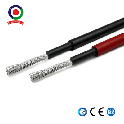 Stranded Oxygen Free Tinned Copper Wire PV Cable 2.5mm2 Red Black