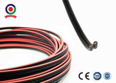 Double Insulated Twin Core Solar Cable , 6mm Dual Core Cable Fire Resistant Performance