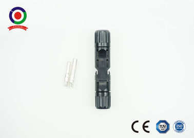 High Efficiency Solar Panel Connectors IP67 Female And Male Flame Retardant