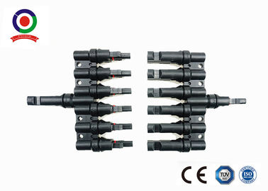  T Branch 6 to 1 DC1000V 30A Cable Connector for Photovoltaic Installation