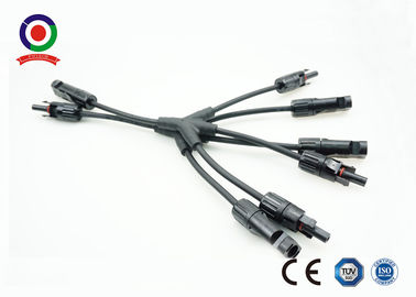 UV Resistant  Y Branch Connector One To Three Strong Pulling Force Capability