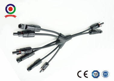 30A Photovoltaic Solar Branch Connector Y Type Fire Resistant Performance