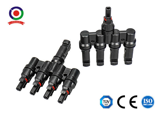 CE IP67 4 To 1 Solar Branch Connector For Solar Energy System