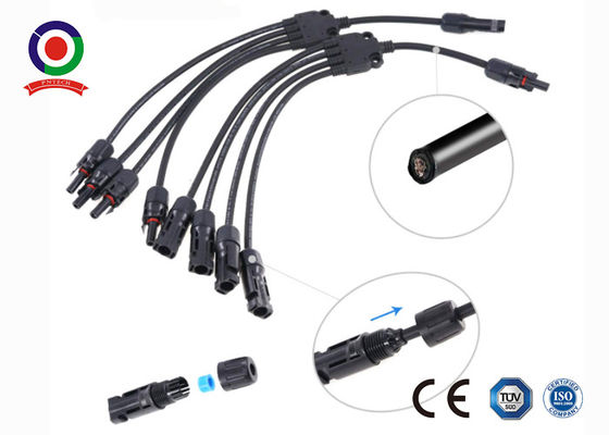 10AWG ODM 4 To 1 Y Type Branch Connector Solar