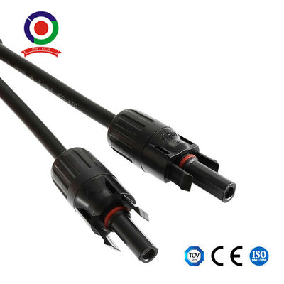 2.5 /4 /6mm2 Solar Panel Pv Cable + Connector For Solar Crimp Wire Red Or Black