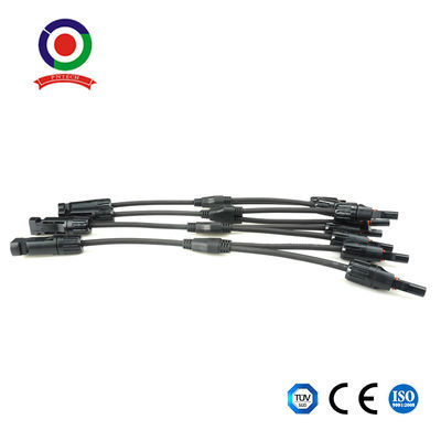 CE 30A Y Branch Parallel Adapter Cable 1 To 2 Solar Panel Connectors Wire Plug
