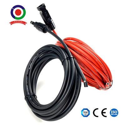 10FT Black + Red 12AWG 4mm 6KV Solar Panel Extension Cable
