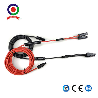 6kv 4mm2 PV Cable Connector UV Resistance Solar Panel Extension Cable TUV Approved