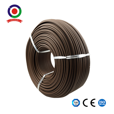 TUV EN50618 1500V XLPE PV Solar Cable 12AWG 4mm2 Customized Grey Brown