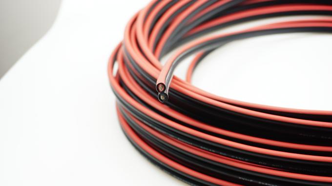 Twin core solar cable 2.5mm² with black XLPE insulation