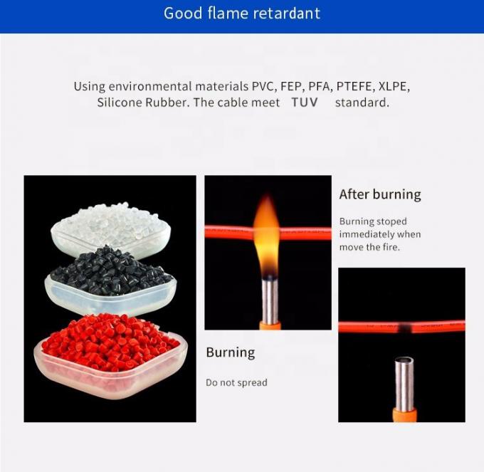 H1Z2Z2-K 6mm2 1000V AC PV DC Solar Cable Double Insulated XLPE Tinned Copper Material
