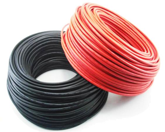 1500V DC 6qmm Solar Pv Cable / Flame Retardant Dc Cable For Solar Panels