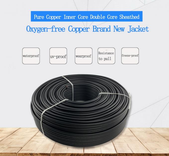 4mm² twin core solar cable for photovoltaic systems
