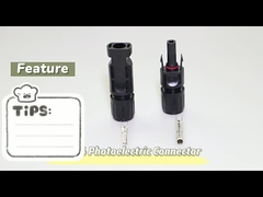 Copper Plated watertight IP67 Solar Panel Connectors for mounting system