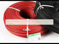 Moisture Resistance Solar System Cable / Stable Electrical Single Core Wire