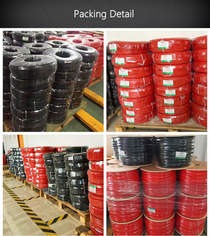 Durable Solar DC Cable Excellent Moisture Resistance Low Smoke Without Halogen